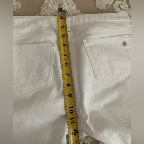 Kate Spade White Straight Leg Jeans - Picture 12 of 12